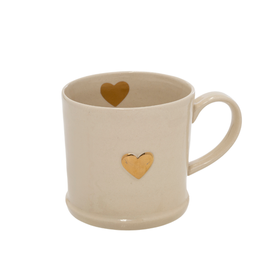 Sweet Heart Mug, Gold