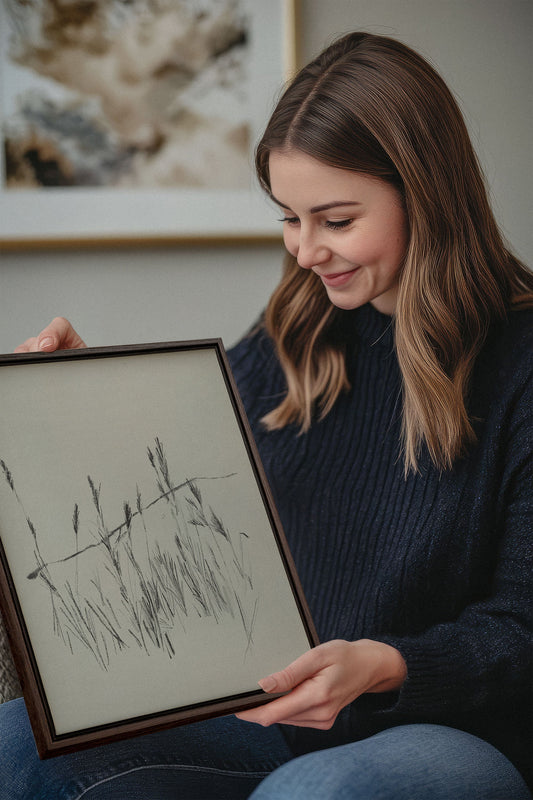 TIGES AUX VENT, Work on stretched canvas