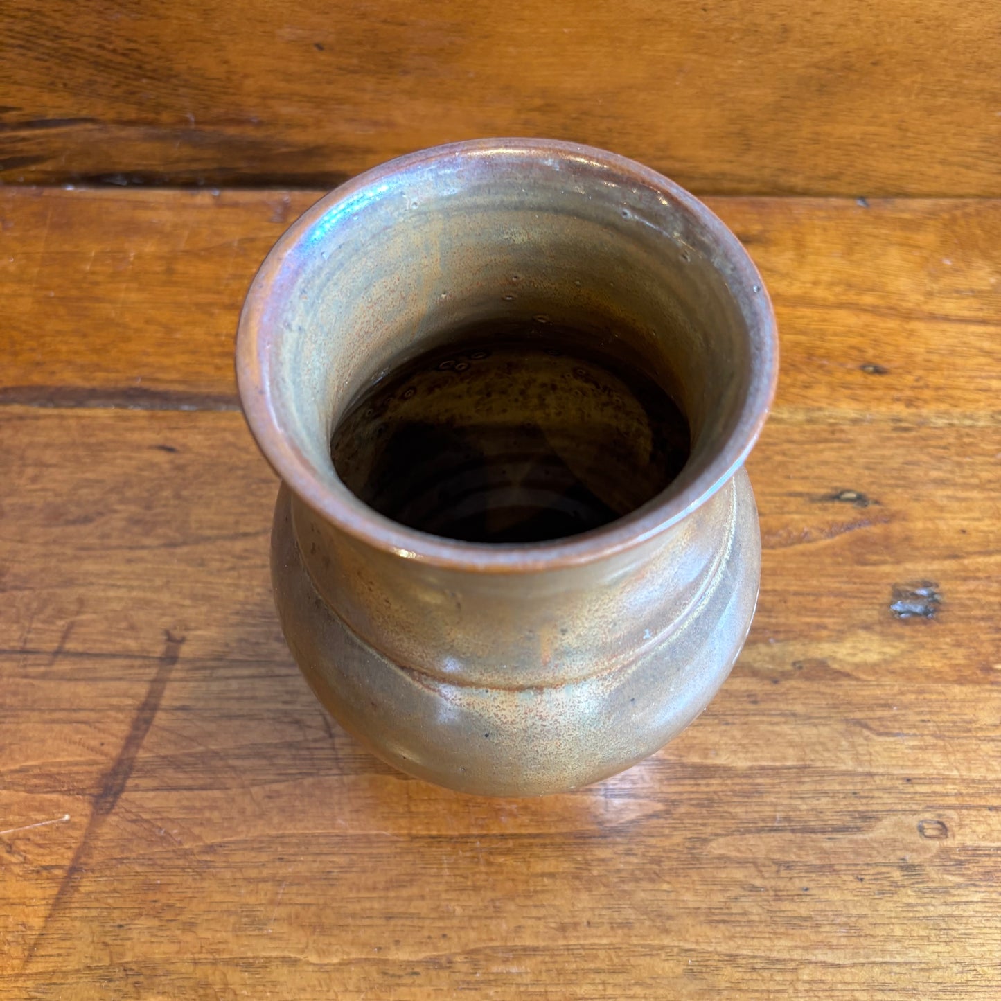 Vintage Bronze Coloured Vase - SM