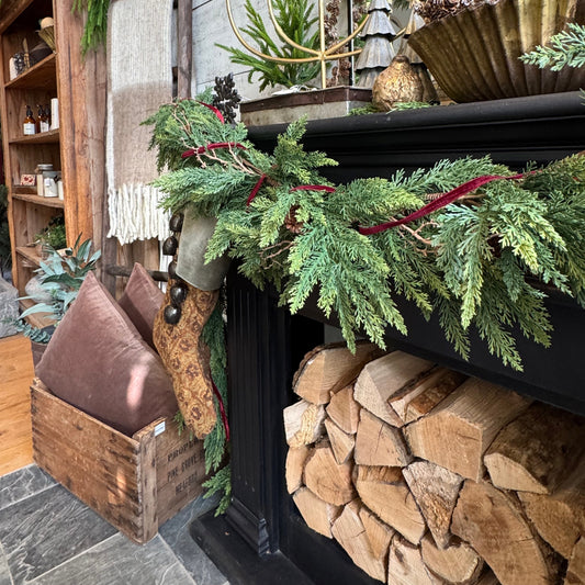 Faux Conifer Garland