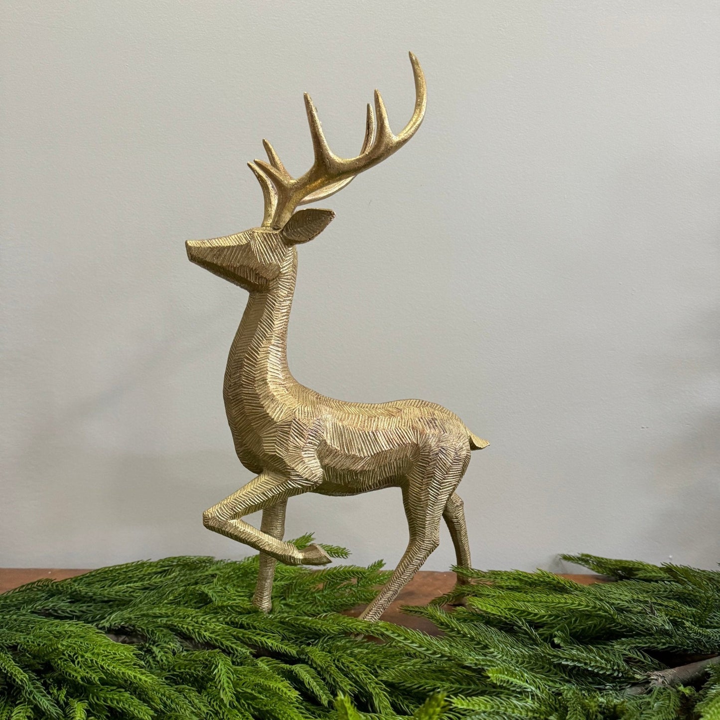 Gold Deer Statue
