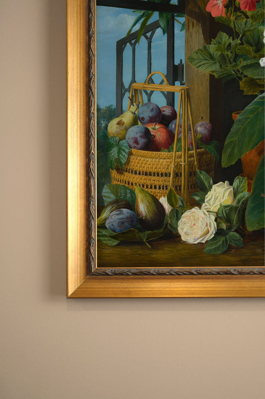 FRUITS D'ÉTÉ, VINTAGE GOLD FRAME