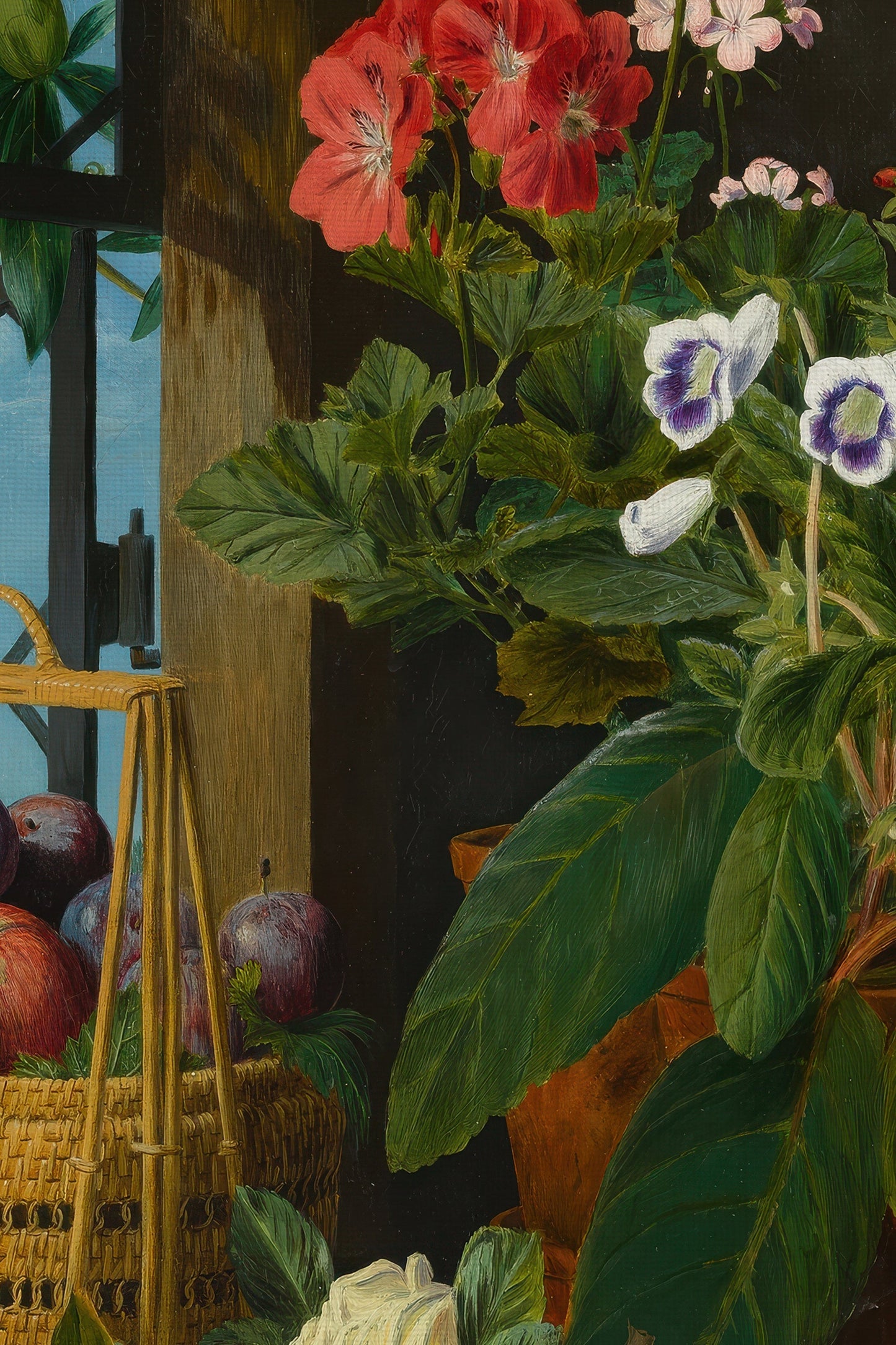 FRUITS D'ÉTÉ, VINTAGE GOLD FRAME