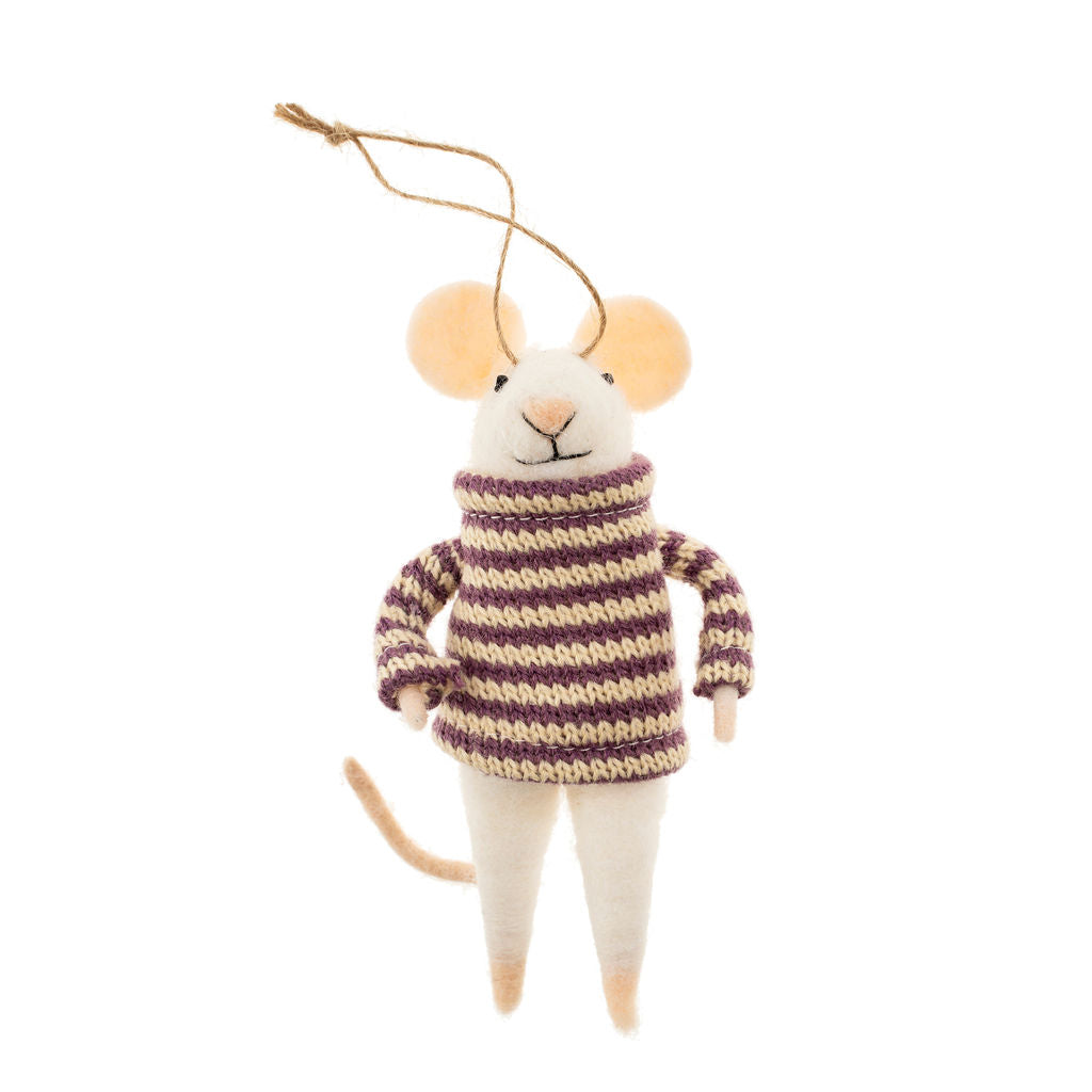 Nellie Mouse Holiday Ornament