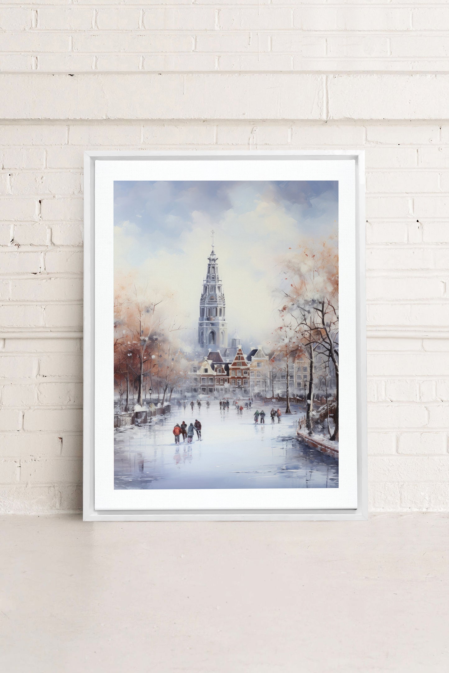Azure Rink, Artwork on stretched canvas