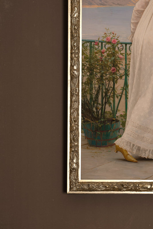 FLEUR DU DESTIN, VINTAGE SILVER FRAME