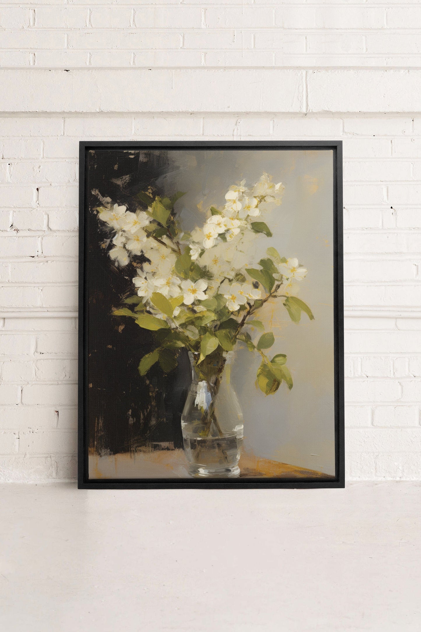 ANTIQUE VASE, Artwork on stretched canvas