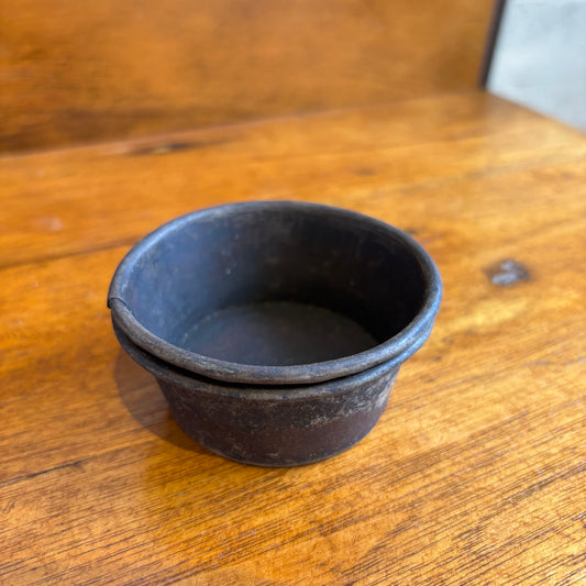 Antique Mini Baking Mold - Round