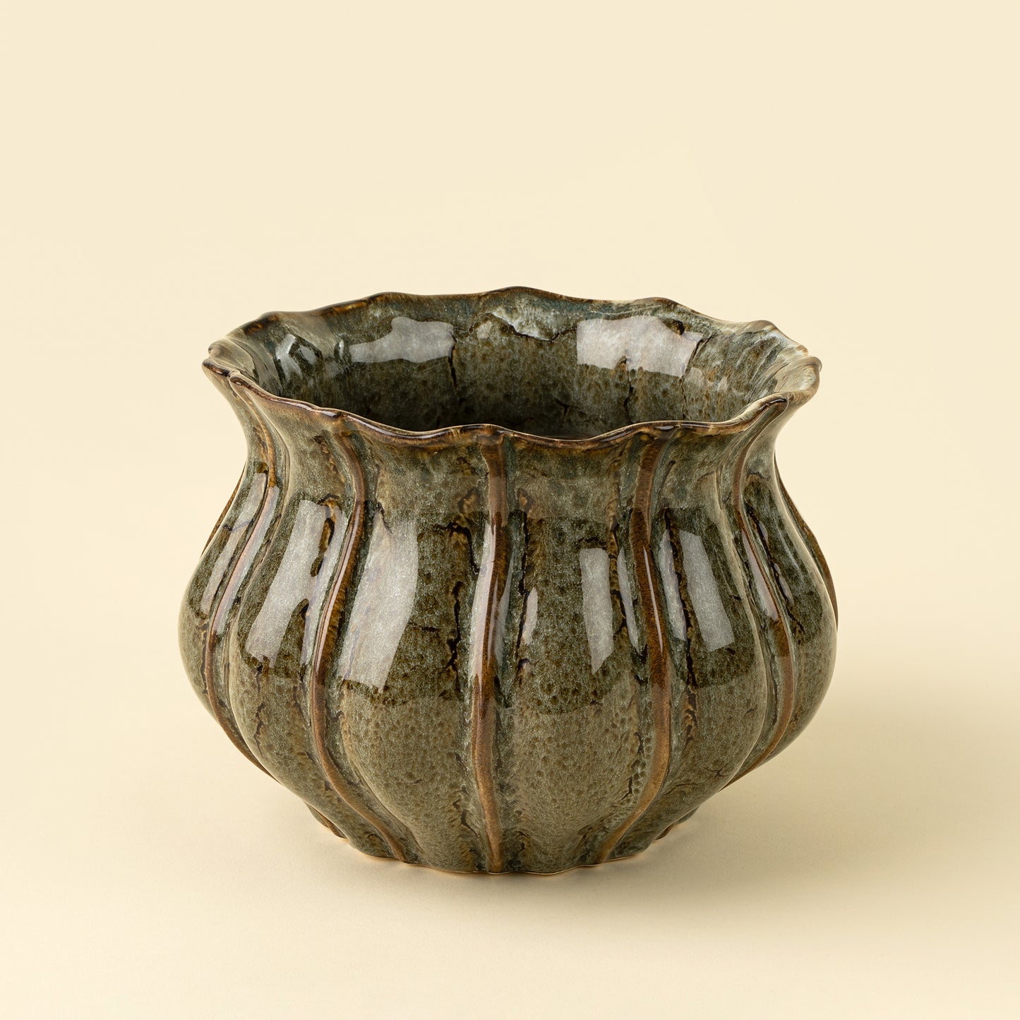 Florentine Stoneware Vase