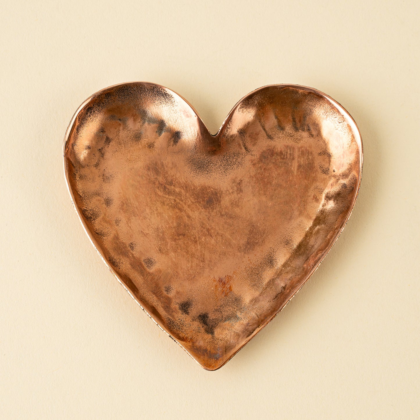 Copper Heart Catchall Dish