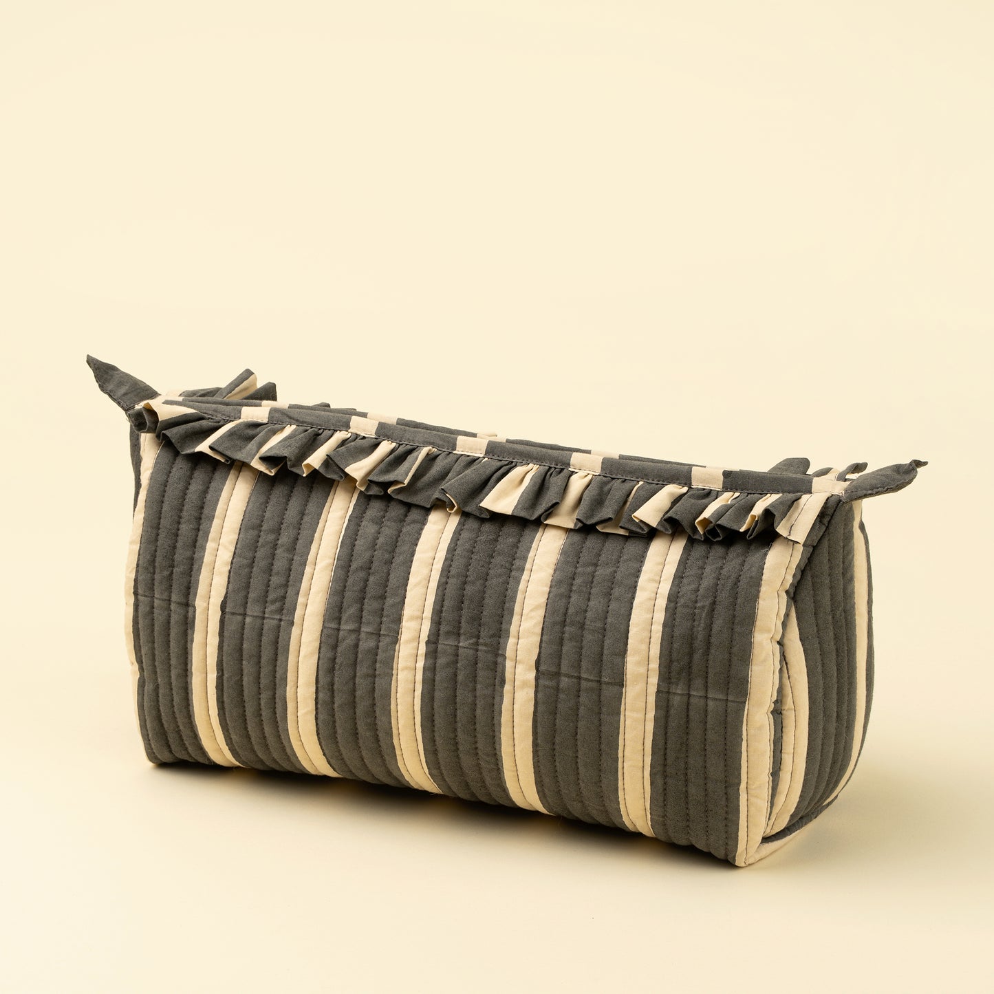 Block Print Stripe Pouch