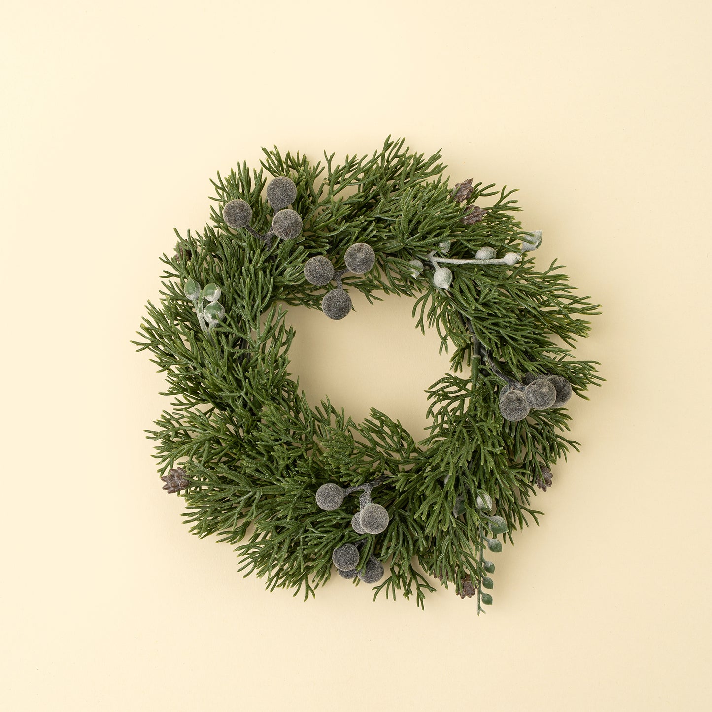 Faux Frosted Berry Mini Wreath