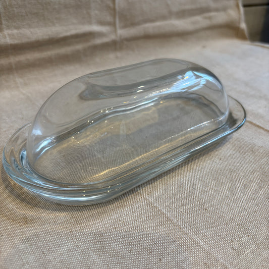 Vintage Butter Dish - Round
