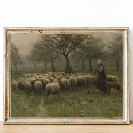 Vintage Print - Muted Farmhouse