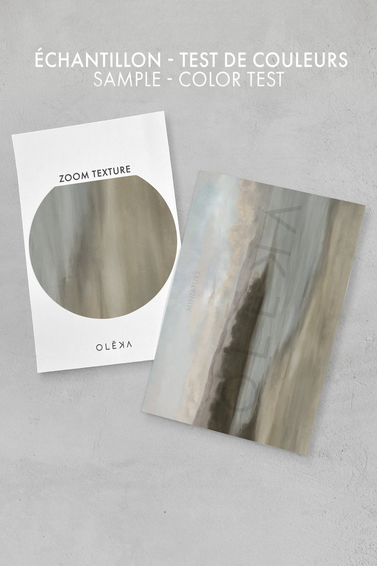 CALME SUR LA RIVE, Artwork on stretched canvas