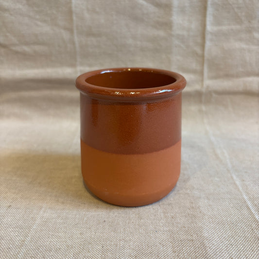 Terracotta Glazed Cup - Slender