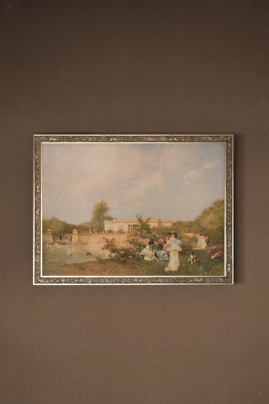 ROSE ET DENTELLE, VINTAGE SILVER FRAME