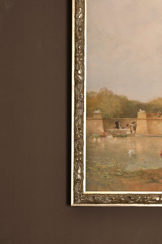 ROSE ET DENTELLE, VINTAGE SILVER FRAME