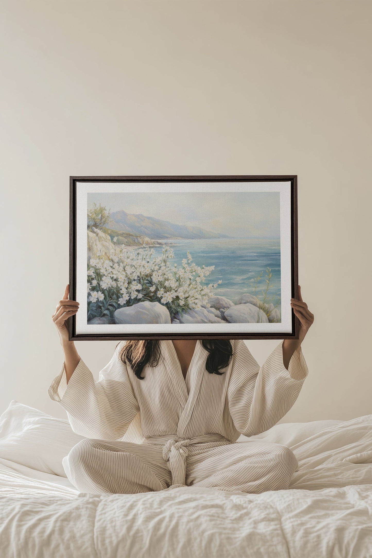 AZURE HORIZON, Artwork on stretched canvas