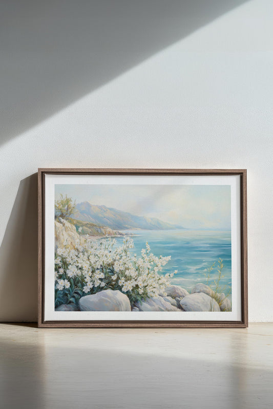 AZURE HORIZON, Artwork on stretched canvas