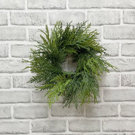 Faux Northern White Cedar Candle Ring