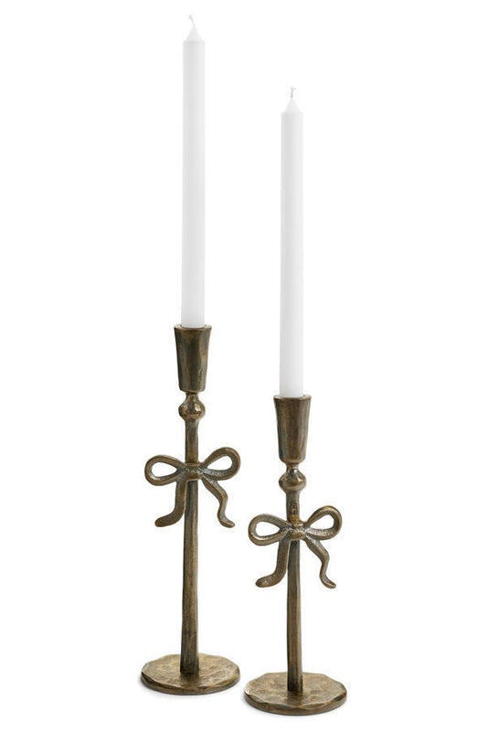 Candle Holder w/ Bow Detail