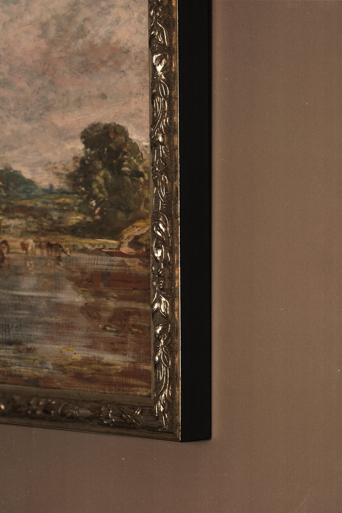 L'ART DES PAYSANS, VINTAGE SILVER FRAME