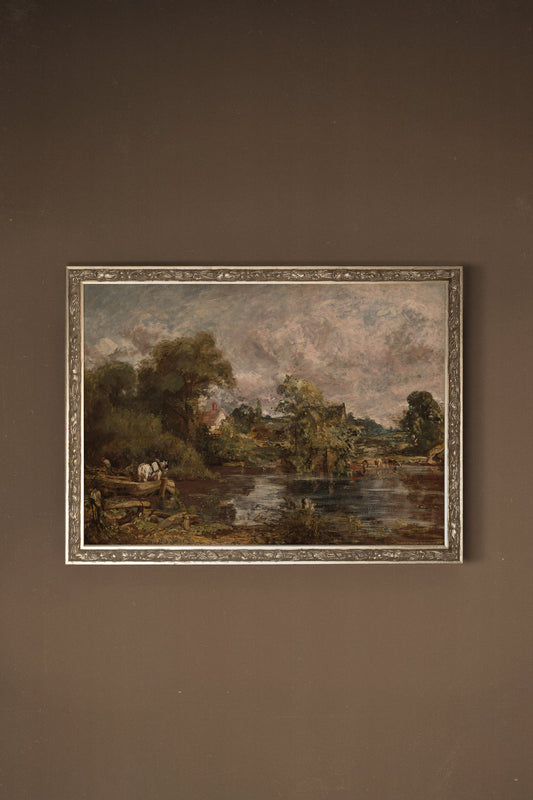 L'ART DES PAYSANS, VINTAGE SILVER FRAME