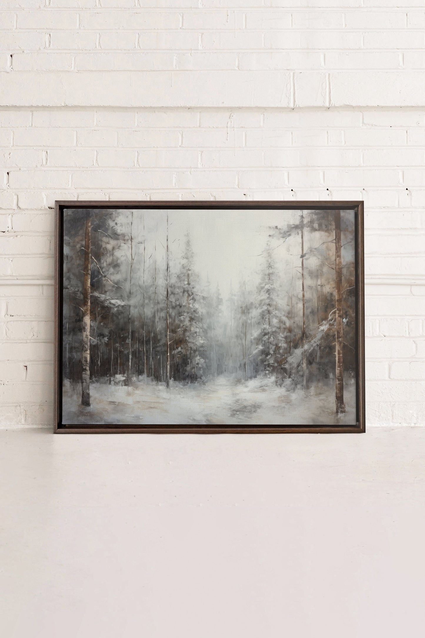 WINTER SHADOWS, Artwork on stretched canvas