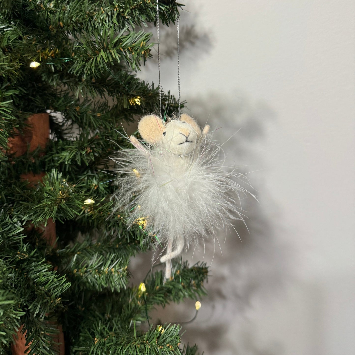 Wool Ballet Mouse Ornament
