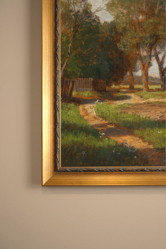 CHANTS DE LA TERRE, VINTAGE GOLD FRAME