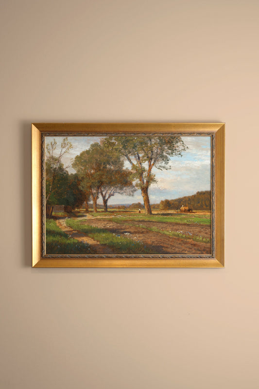 CHANTS DE LA TERRE, VINTAGE GOLD FRAME