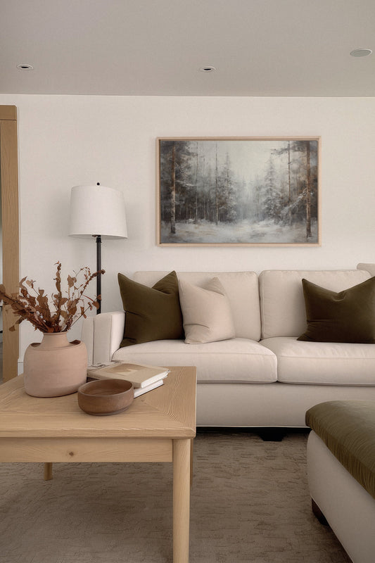 WINTER SHADOWS, Artwork on stretched canvas