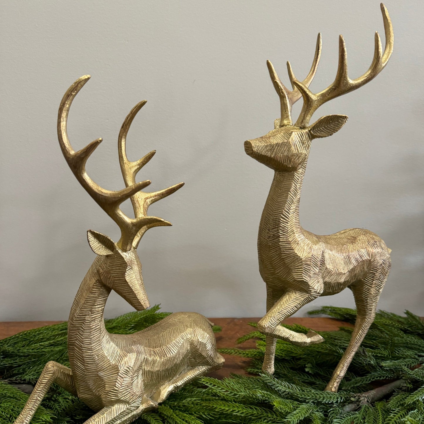 Gold Deer Statue