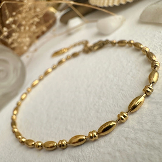 Iliana Beaded Bracelet - Gold