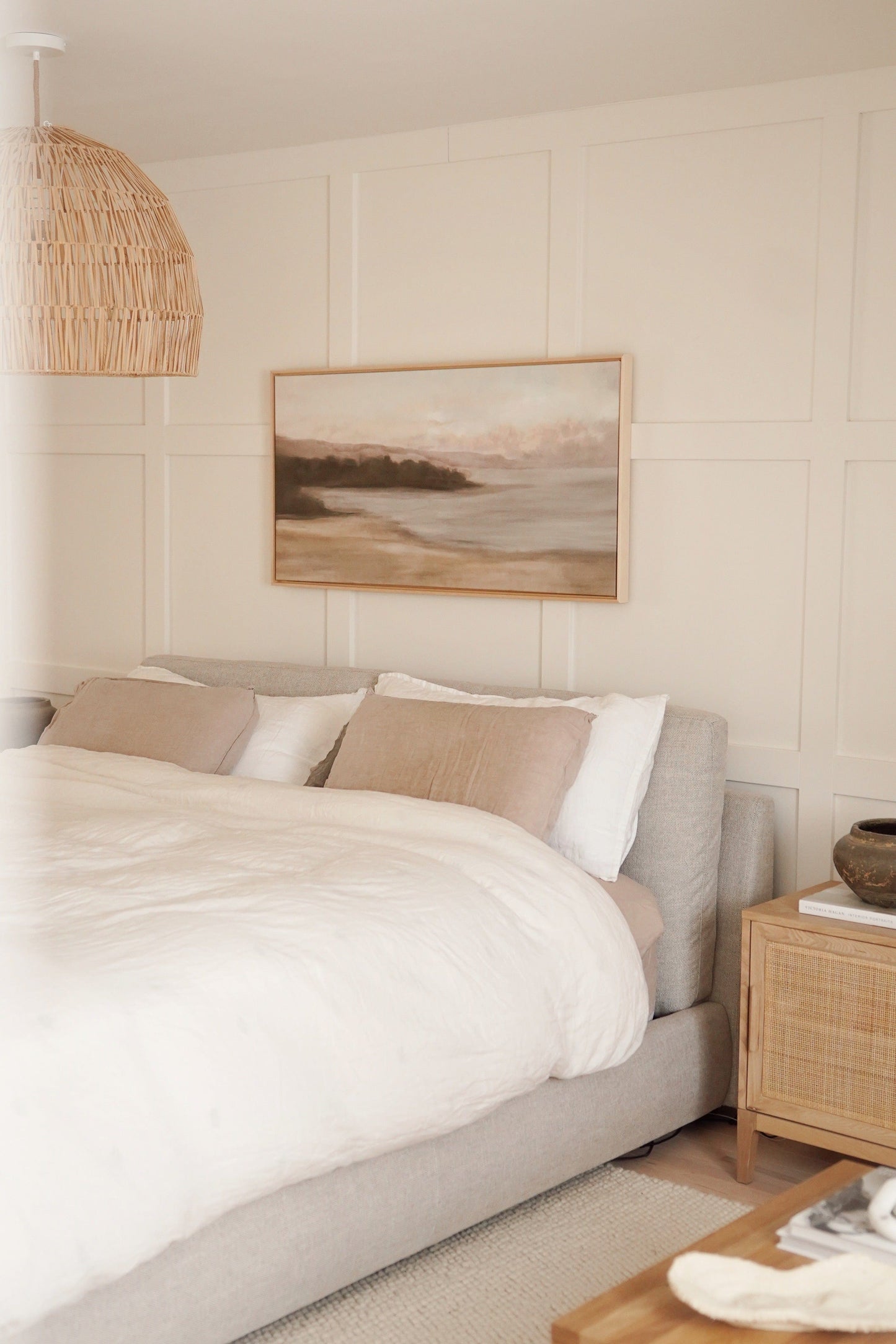 CALME SUR LA RIVE, Artwork on stretched canvas