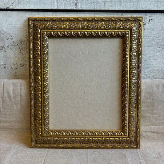 Vintage Gold Ornate Frame w/ No Art + No Glass - SM