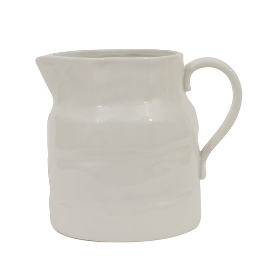 Stoneware Pitcher - White