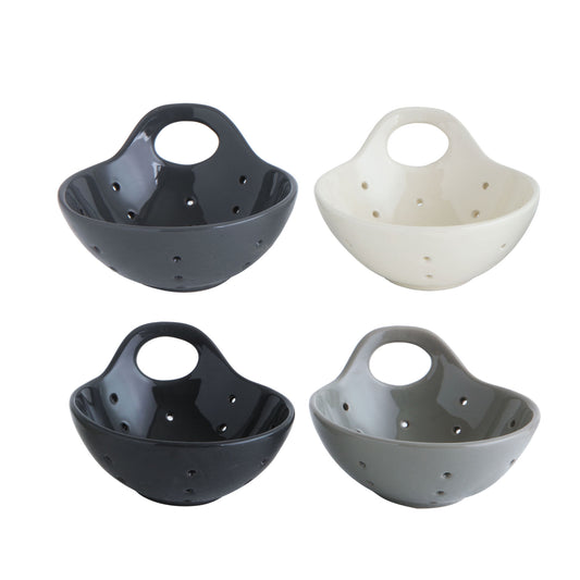 Stoneware Berry Bowl w/ Handle