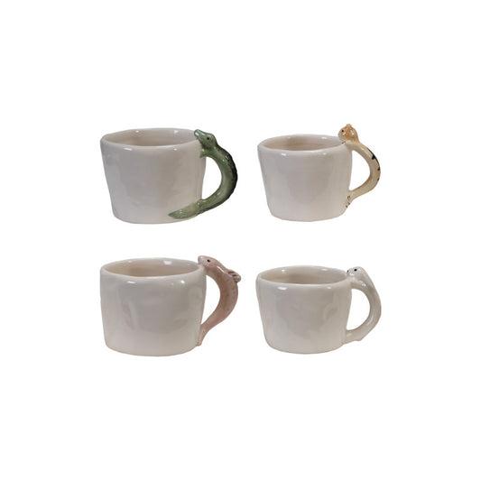 Hand-Painted Animal Handle Mug