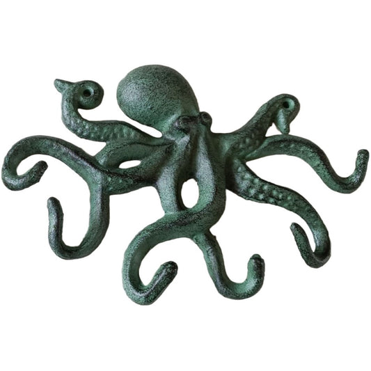 Deep Sea Octopus Hook- Antique Green