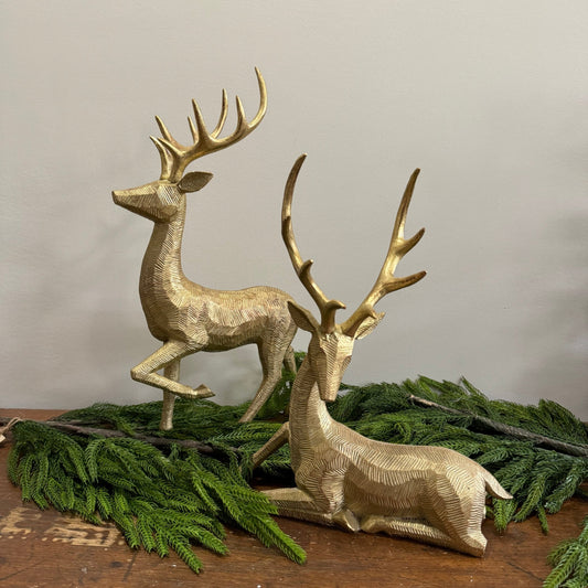 Gold Deer Statue