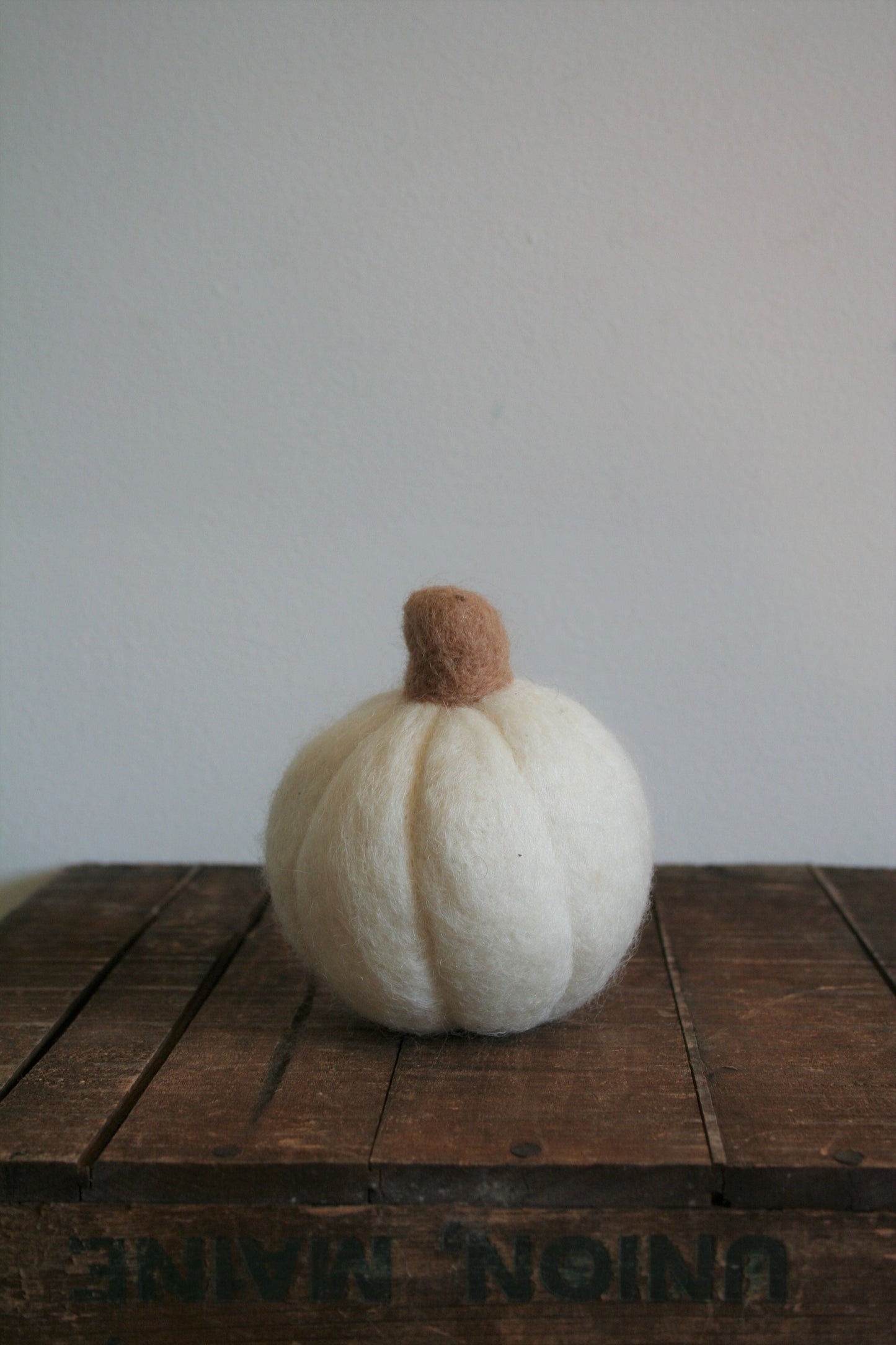 Wool Felt Pumpkin - med