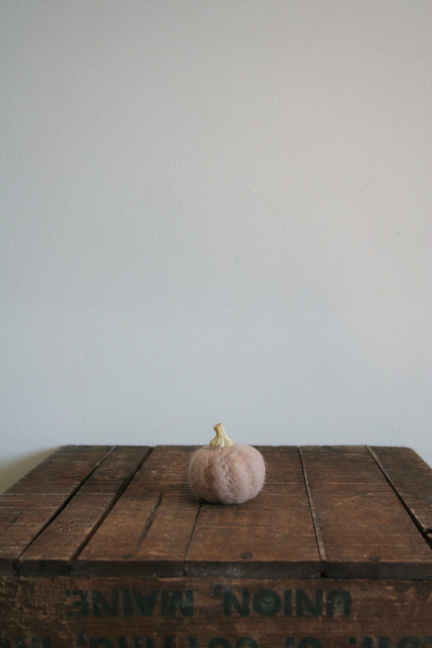 Wool Felt Pumpkin -  small