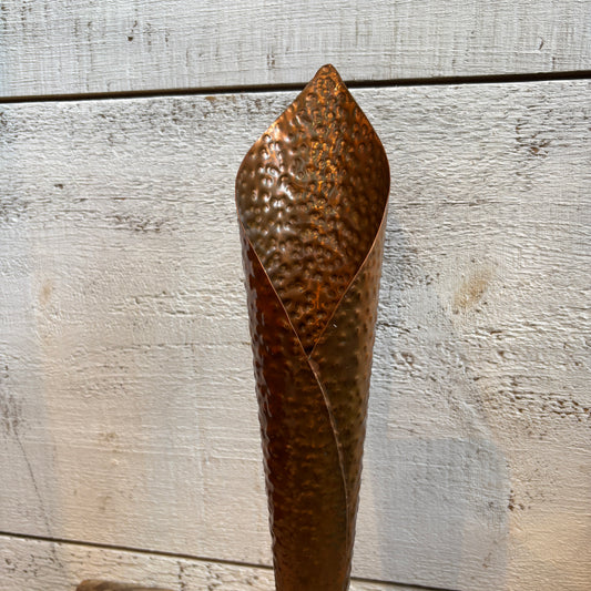 Vintage Hand Hammered Copper Vase