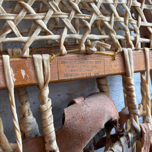 Antique Gros Louis Snow Shoes
