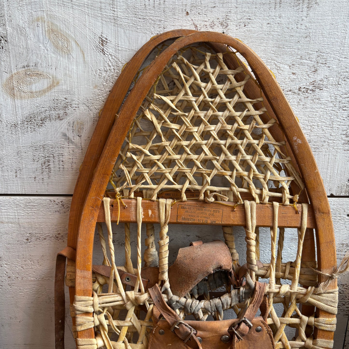 Antique Gros Louis Snow Shoes