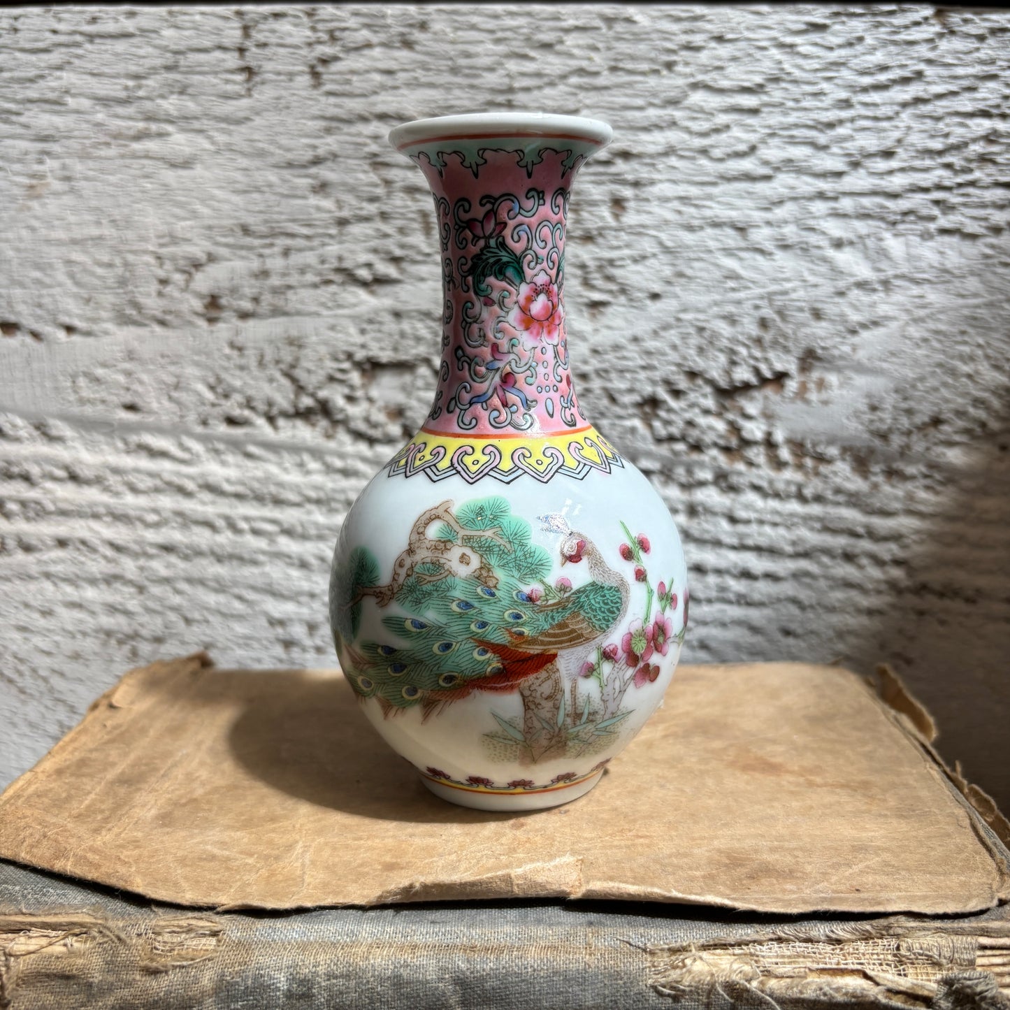 Vintage Satsuma Porcelain Vase