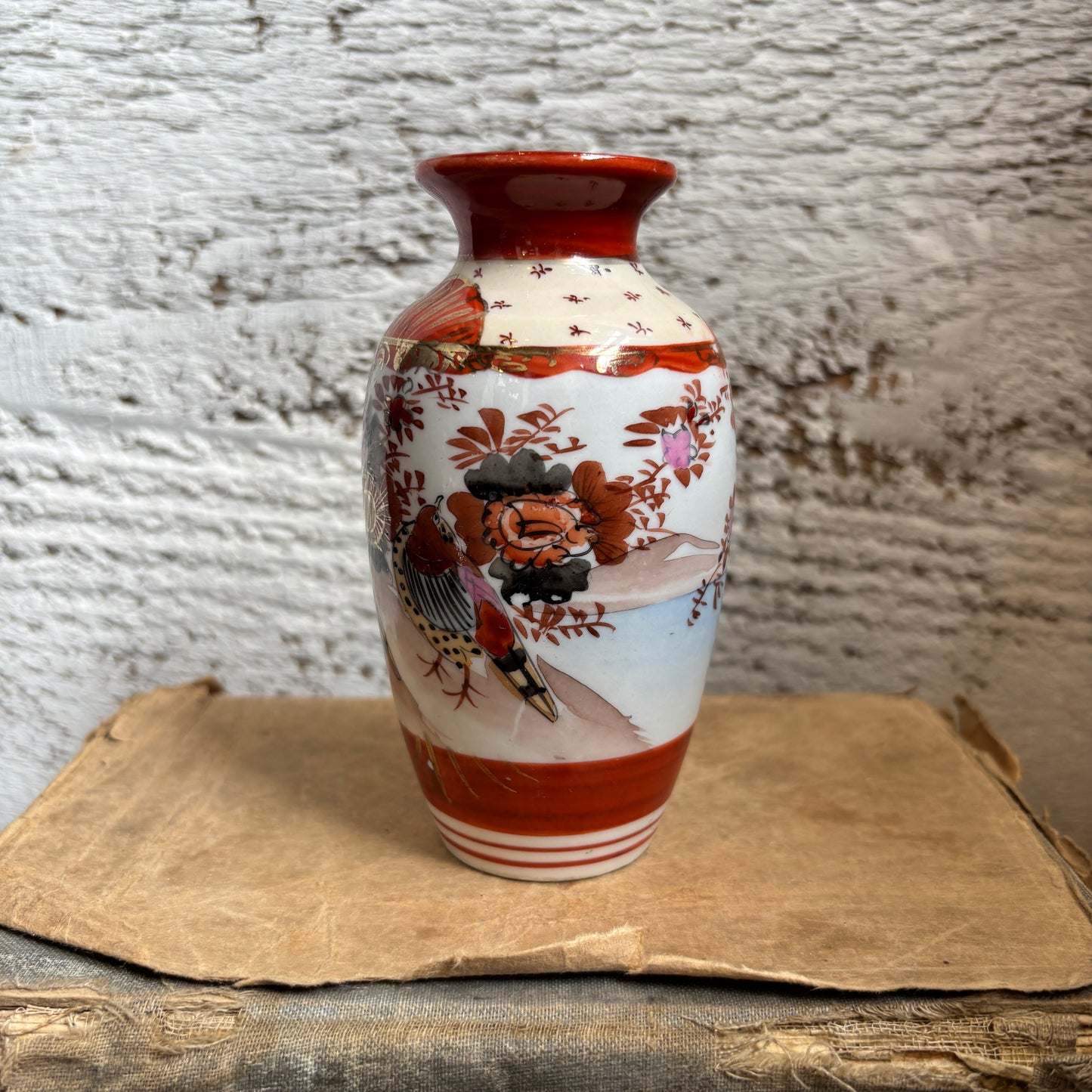 Vintage Satsuma Porcelain Vase