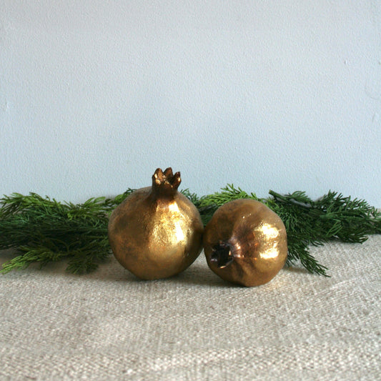 Gold Resin Pomegranate